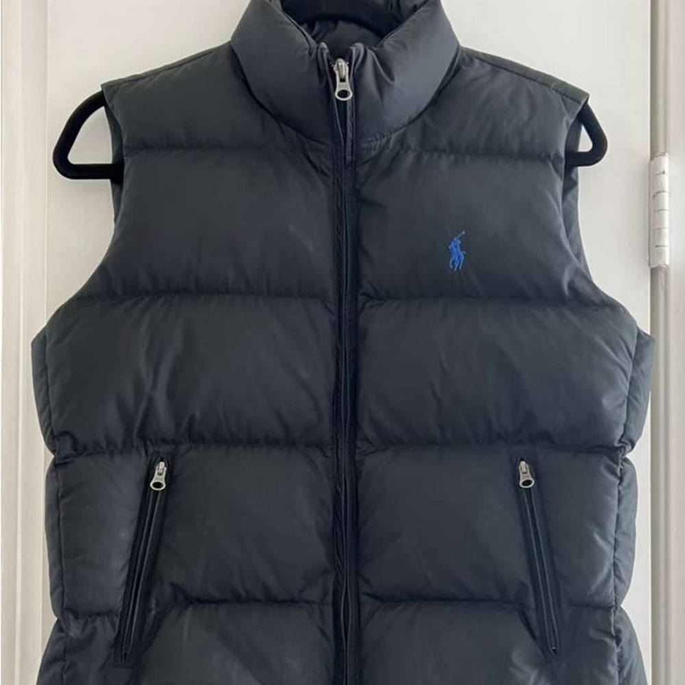 Polo by Ralph Lauren Womens Black Puffer Vest